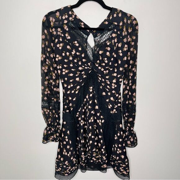 Self-Portrait Twist Front Ditsy Dress 6 - Picture 2 of 8